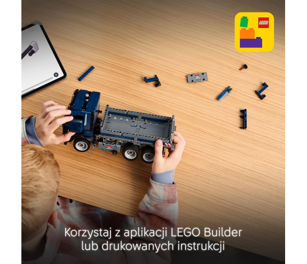 LEGO Technic 42203 Wywrotka z przechylaną skrzynią - 1308190 - zdjęcie 9